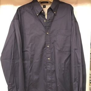 Men's Port Authority 2XL Dark Blue Dress Shirt